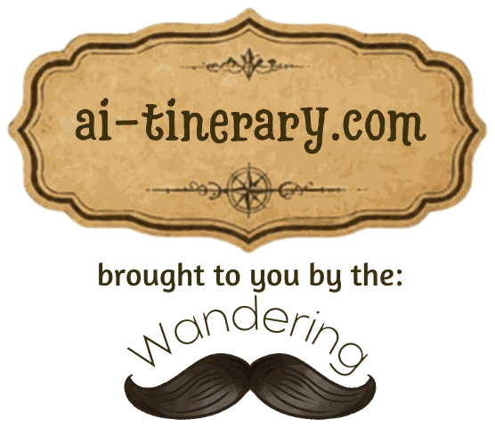 ai-tinerary.com, brought to you by the Wandering Mustache